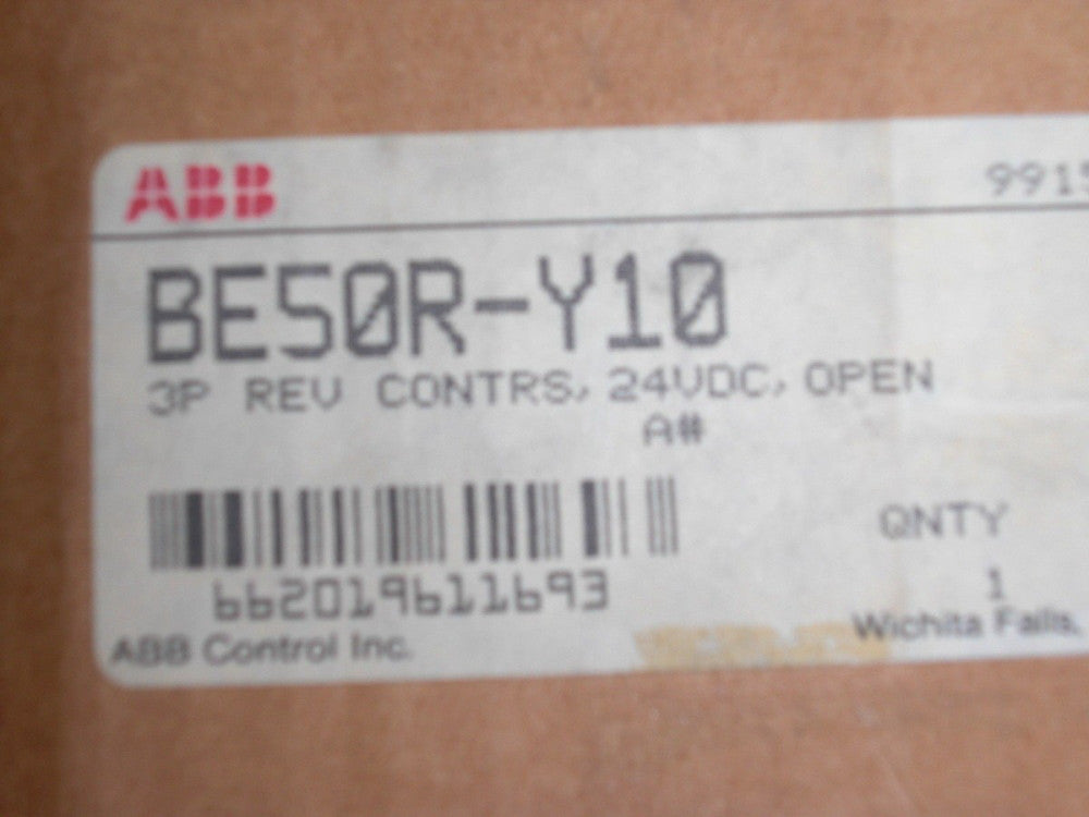 ABB BE50R-Y10 3P REV CONTACTOR 24VDC NSMP