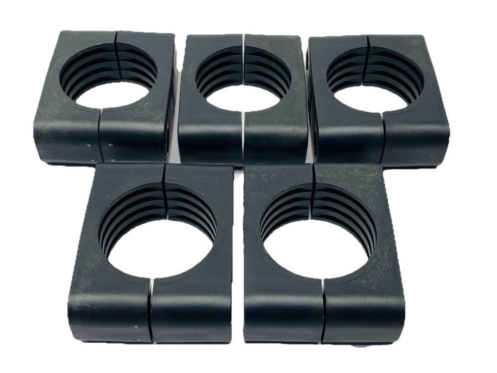 Parker 6508-PP Inch Tube and Hose Clamps 2" LOT OF 5
