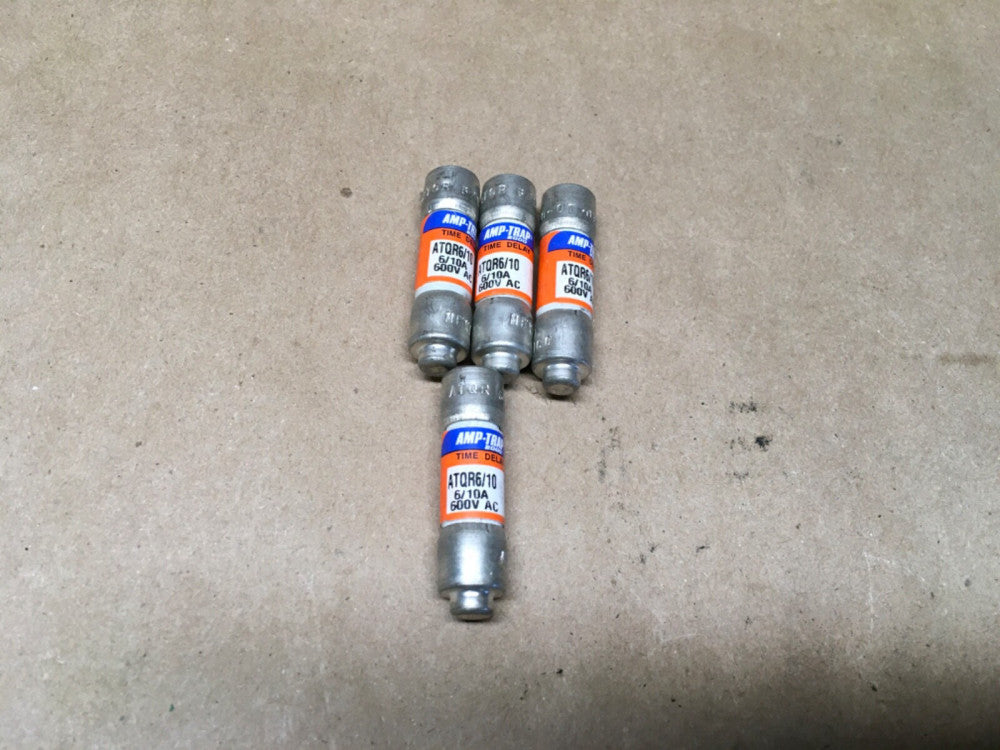 Ferraz Shawmut ATQR6/10 Amp-Trap *LOT OF 4* (KB)
