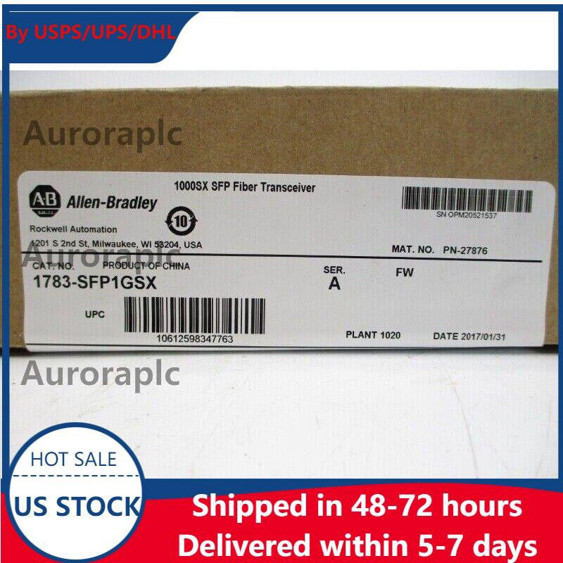 AB 1783-SFP1GSX Fiber Optic Uplink Transceiver 1783SFP1GSX NEW US Free Tax