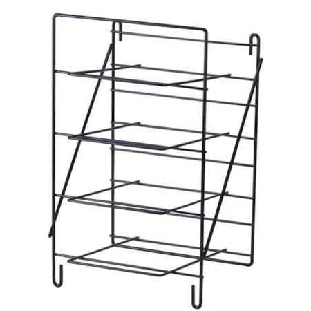 Honeywell 32-000402-0000 Eyewash Cartridge Wall Rack, Steel, Black, For Use