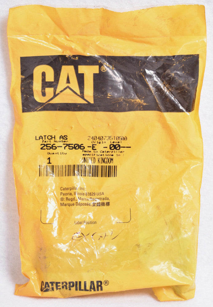 OEM CAT Caterpillar Latch Assembly  256-7506  Factory Sealed