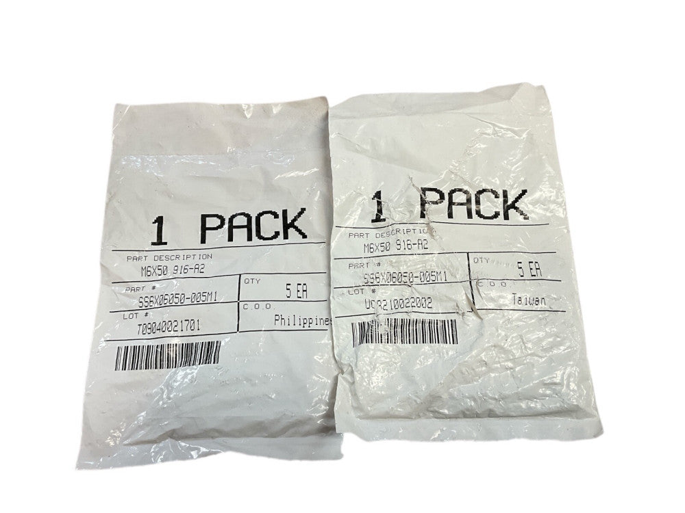 M6 x 50mm Stainless Steel Socket Set Screws w Cup Point, Metric DIN 916, A2 18-8