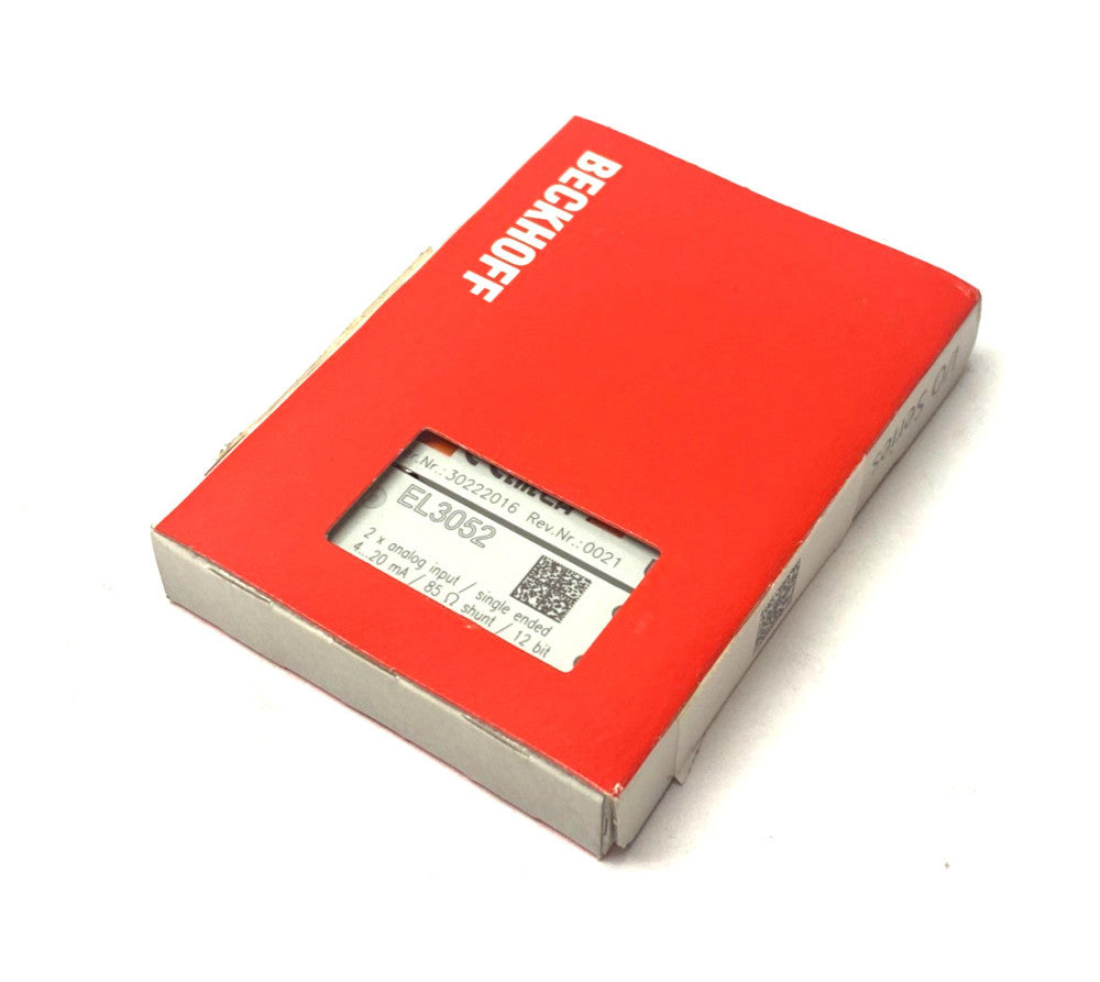 Beckhoff EL3052 EtherCAT 2-Channel Analog Input Terminal 12-Bit