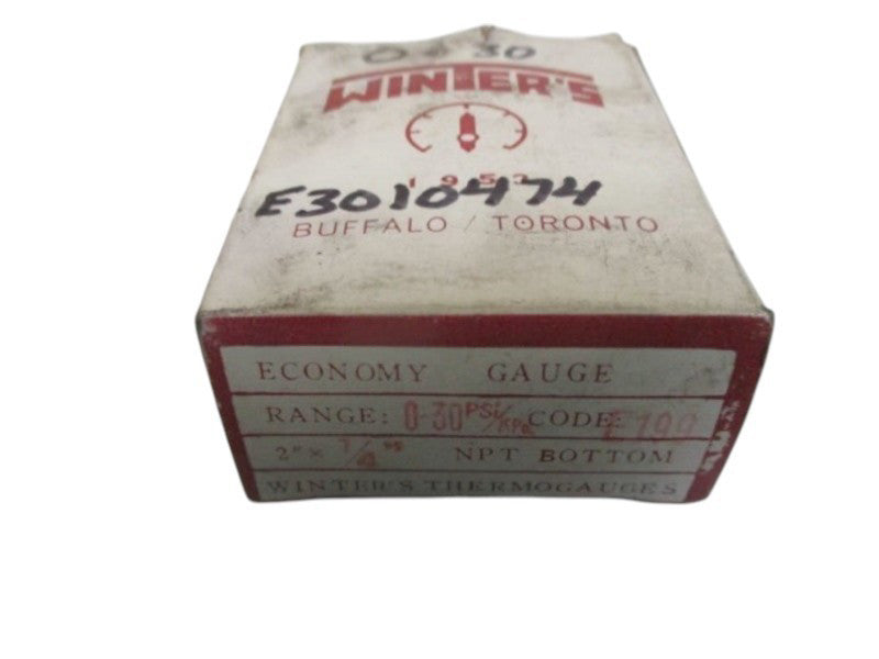 WINTER E199 THERMOGAUGE 0-30PSI  NSMP