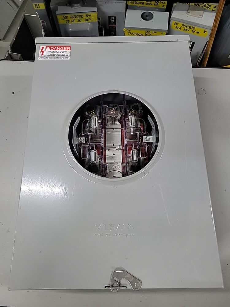 Milbank Series 9700L Bypass Meter Base/Socket 3R 600VAC 200A 1 PH