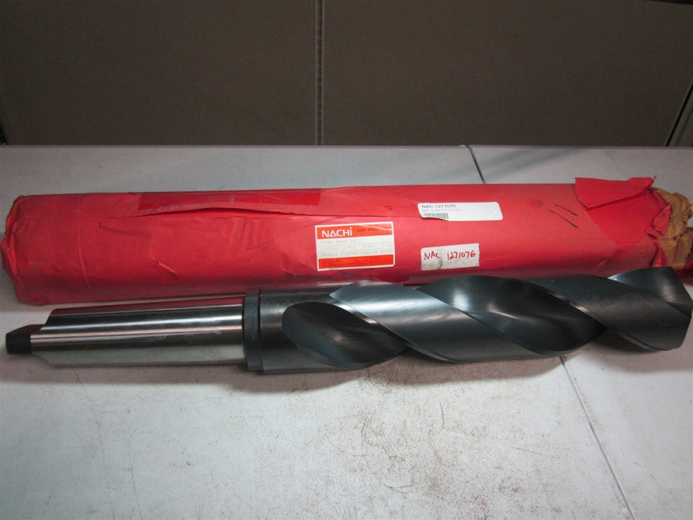 NACHI (1271076) 3-3/8" Size, 6MT 118° High Speed Steel Taper Shank Drill