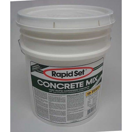Rapid Set Gra-Rscm-60 Concrete Mix, Pail, Gray, Concrete Mix