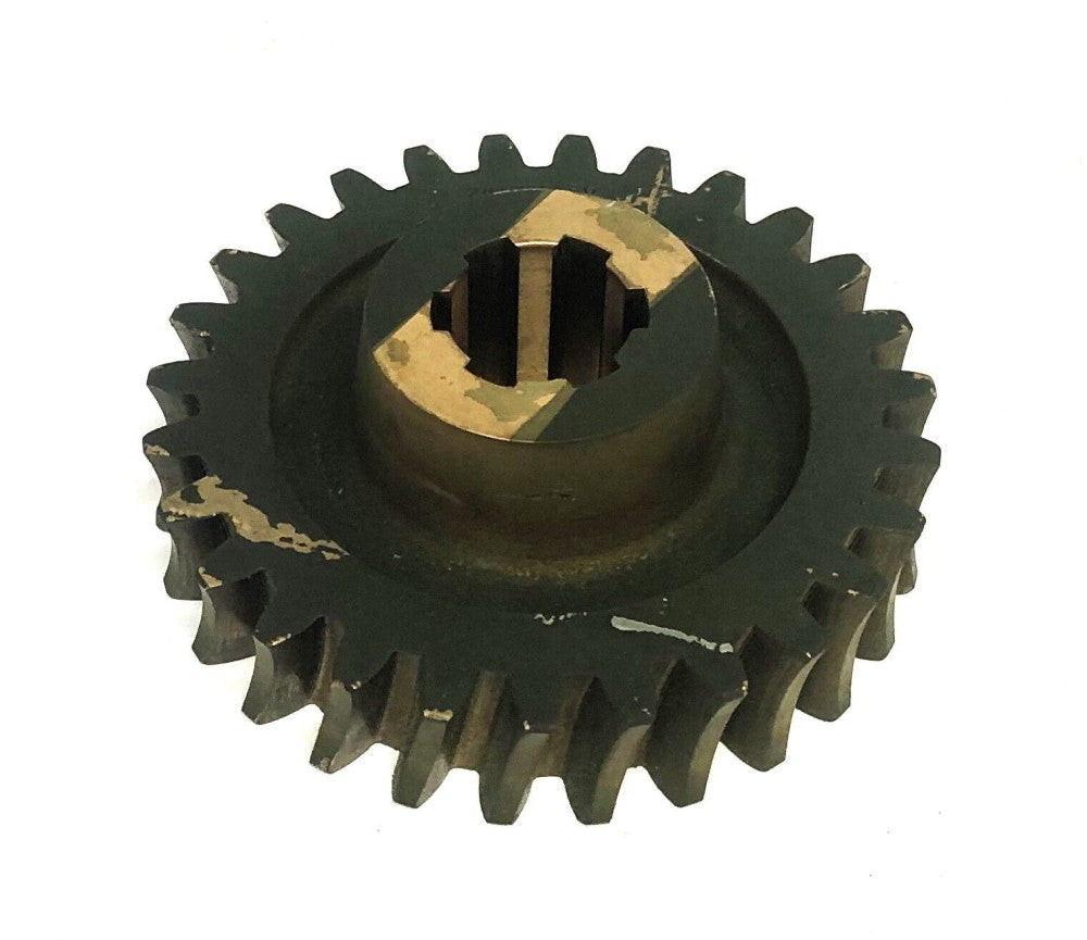 Unbranded 2.07X4.66 Inch OD 1.06X1.25 Inch ID 27 Tooth Worm Gear 201765-FG NOS