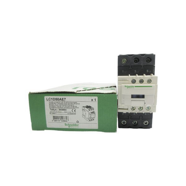 SCHNEIDER ELECTRIC LC1D50AE7 48VAC 50A NSMP