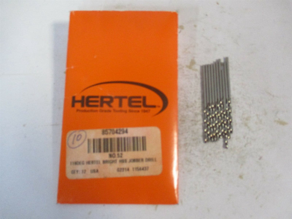 (85704294) #52 7/8" x 1-7/8" OAL 118° High Speed Steel Jobber Drill - Pack of 10