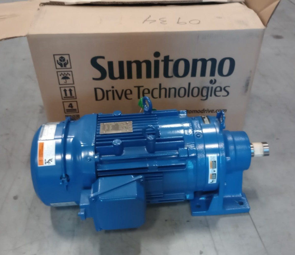 Sumitomo CNHM5-6120B-EP-B-15 Gear Motor PA292280 5hp 1750/117rpm Ratio 15:1