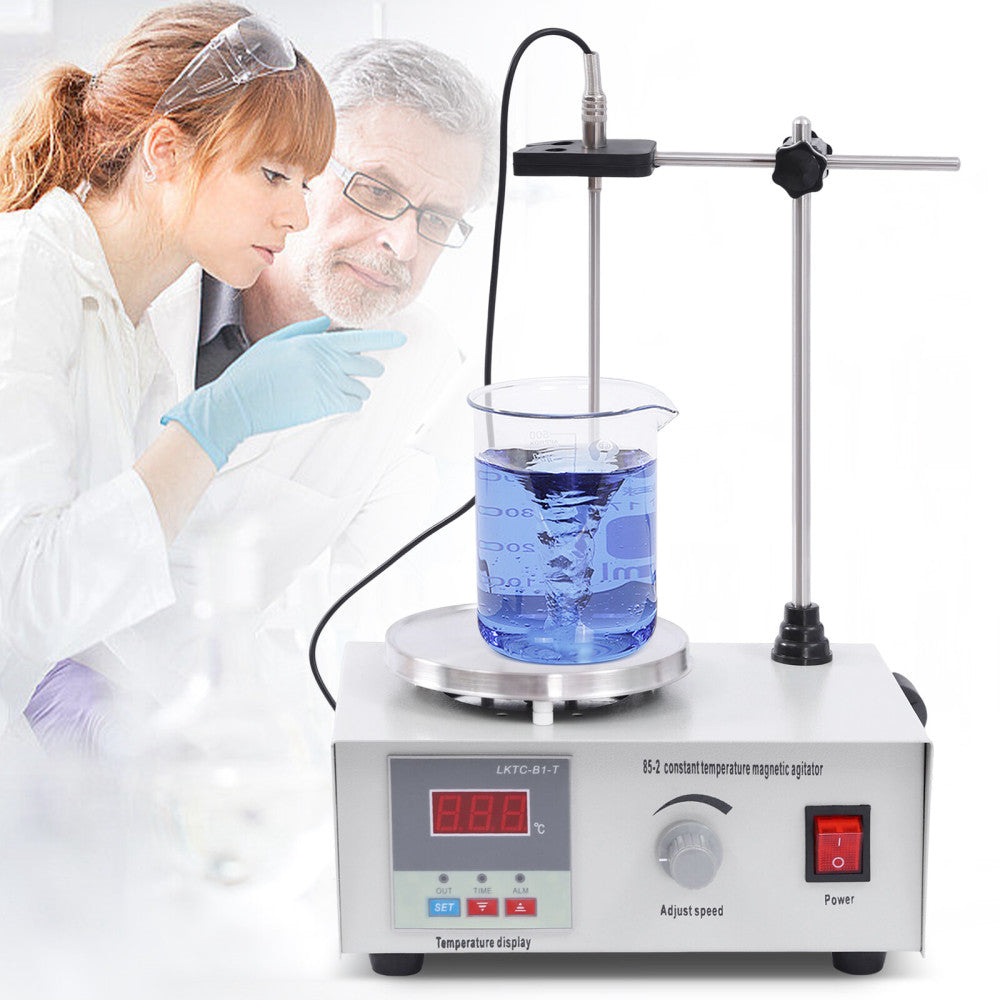 Magnetic Stirrer 2000ml Hot Plate Mixer with Digital Temperature Display 250W 