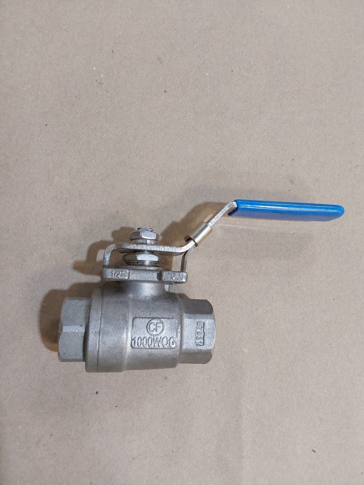 1/2" 1000 WOG CF8M BALL VALVE CF WITH LOCKING HANDLE