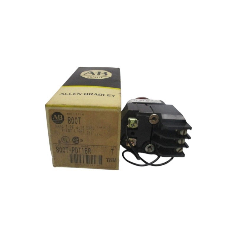 ALLEN BRADLEY 800T-PDT16R SER. T 120V (BK/YL) NSMP