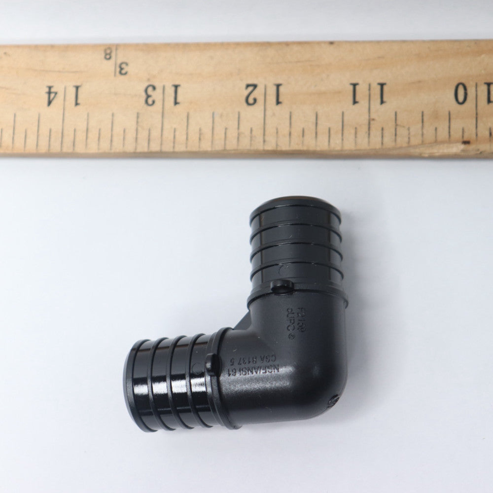 EFF Elbow Fitting 90 Degree Polyphenylsulfone Black 1" 32177B