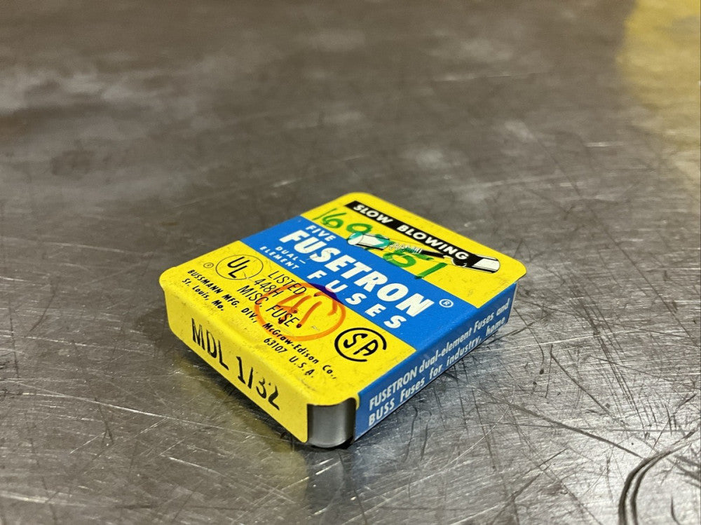PACK OF 5 FUSETRONC MDL 1/32 FUSES Nos Surplus