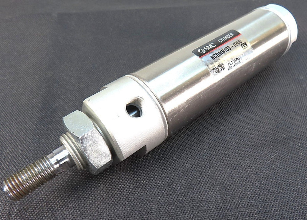 SMC NCDMB150-0300 Pneumatic Cylinder SS Body 1.5" Bore 3" Stroke 250psi NEW