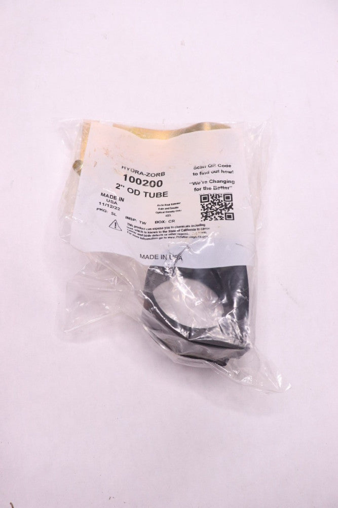 Hydra-Zorb Strut Mount Cushion Clamp Electro Galvanized Gold 2" OD Tube 100200