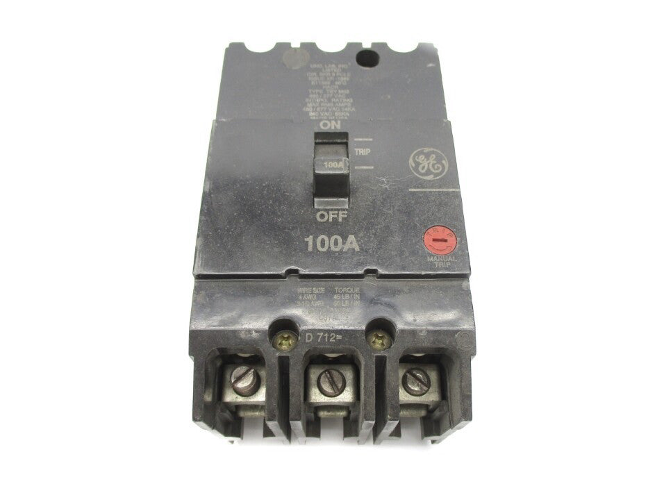 GENERAL ELECTRIC TEYM023100 100A 240/277VAC UNMP
