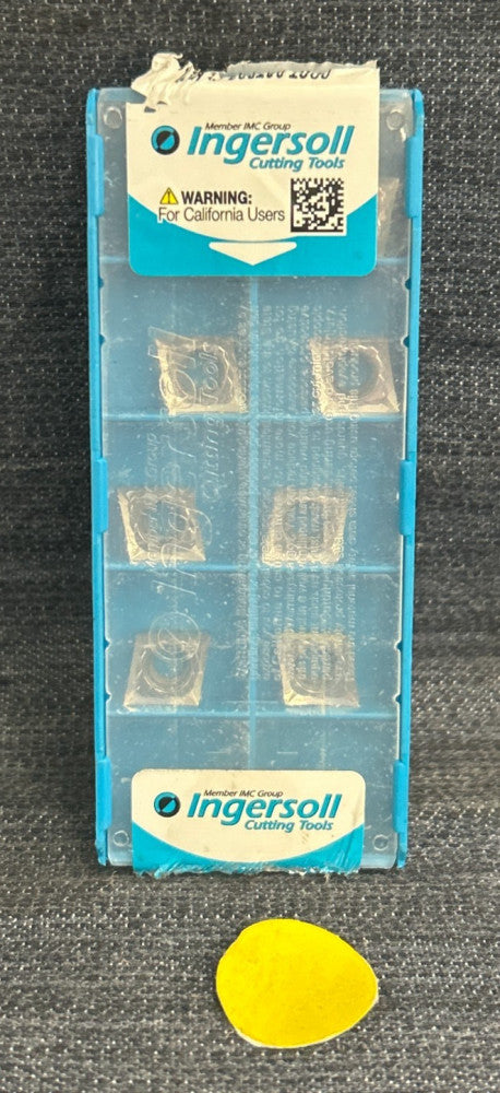 INGERSOLL INDEXABLE DRILL INSERT CCGT 09T302 FL K10  LOT OF 8