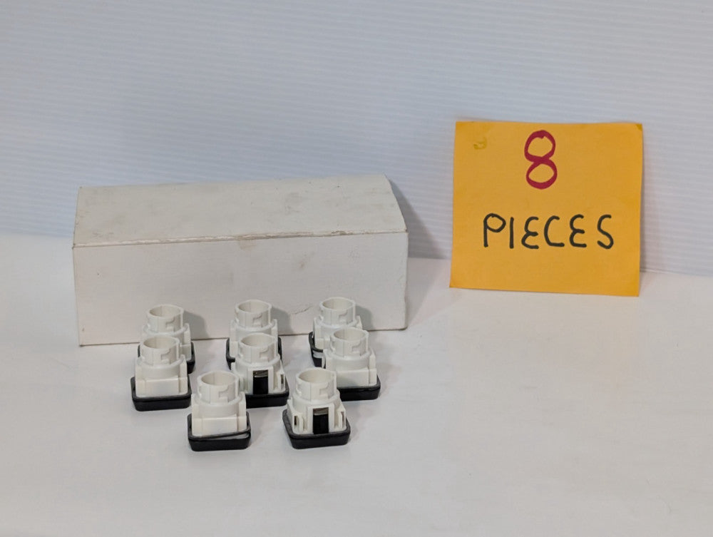 Lot of 8 RAFI RAFIX Pushbutton Switch Components 1.30.502.121/0000 F32H As Shown