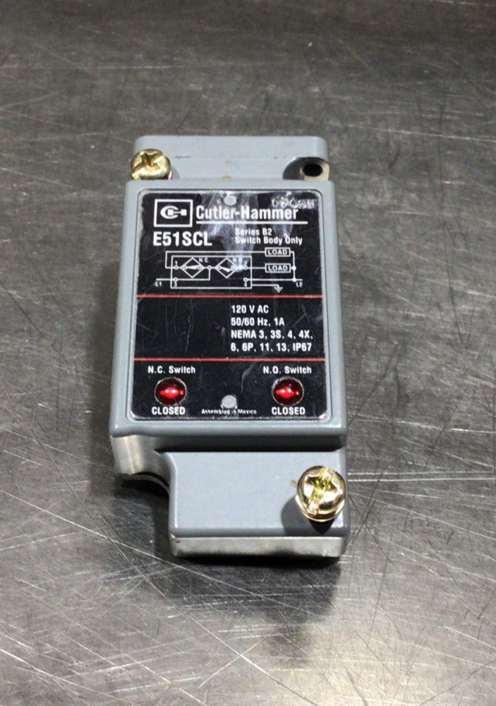 Eaton Cutler-Hammer E51SCL Switch Body 10A 120VAC Series B2