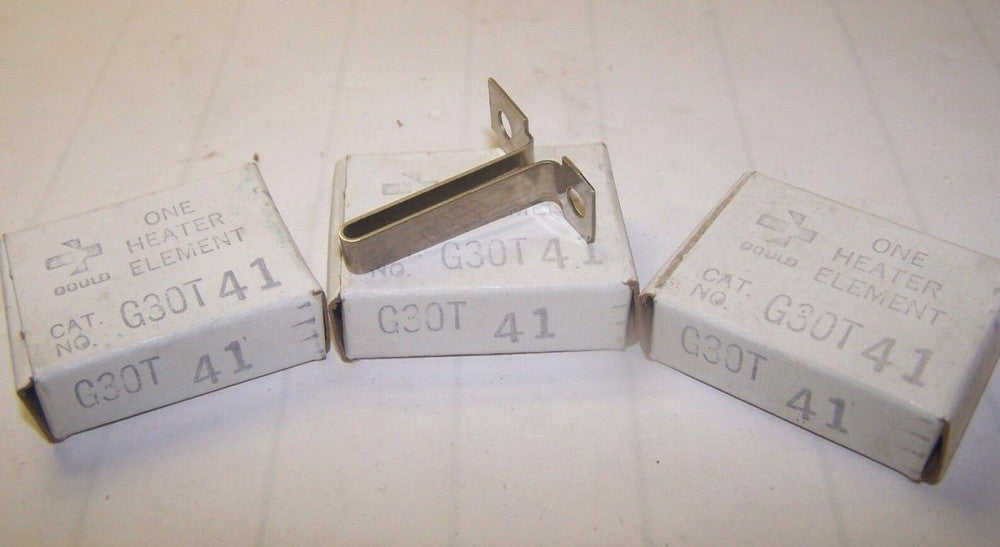 3) NEW GOULD G30T41 OVERLOAD HEATER ELEMENT  LOT OF 3