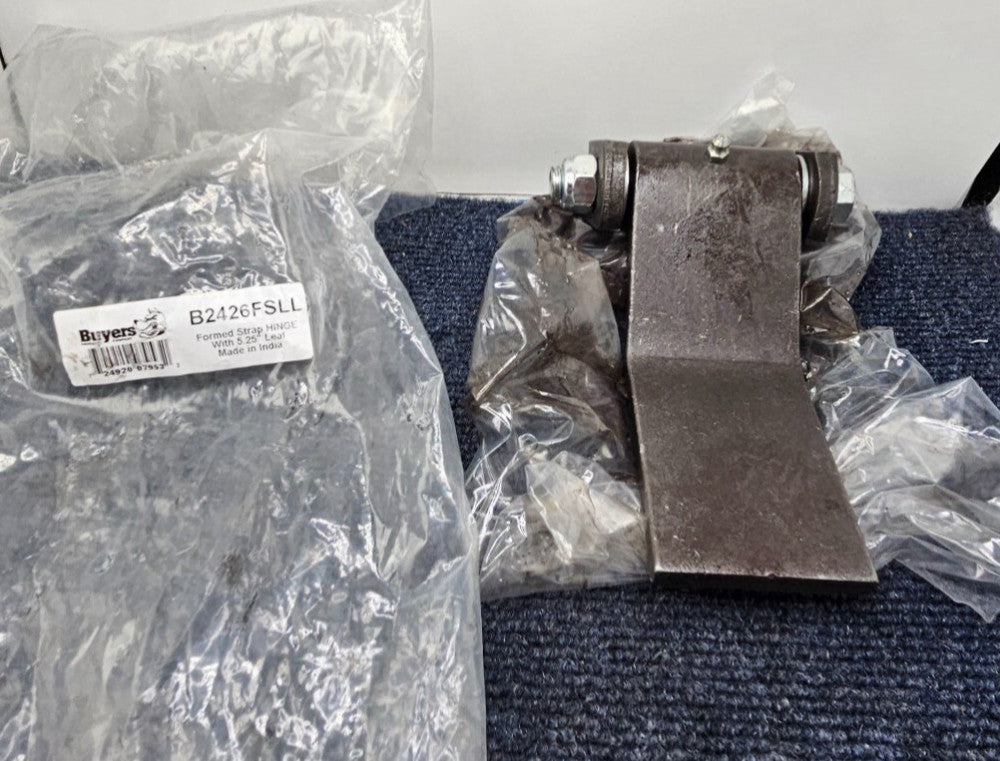 ( QTY 2 ) Buyers Products B2426FSLL: Formed Steel Hinge Strap w/ Grease Fittings