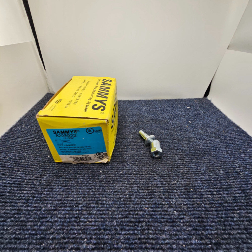 (25 PIECES) Sammys 8295922 Horizontal Rod Hangers, Steel, 3/8" X 1" Size, 1"