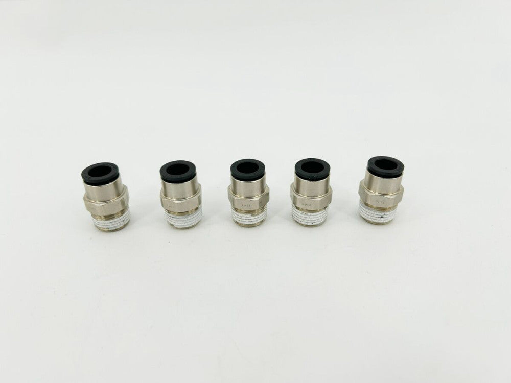Lot of 5 New Lawson 86754 Male Connectors, 3/8" x 3/8", 290PSI
