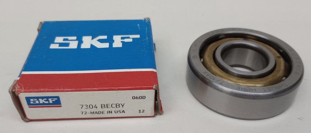 SKF 7304 BECBY Angular Contact Ball Bearing 20mm ID X 52mm OD X 15mm W