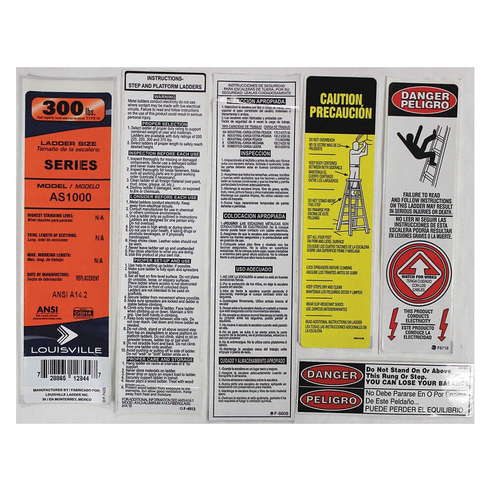 LOIUSVILLE PK-AS1000 Label Kit