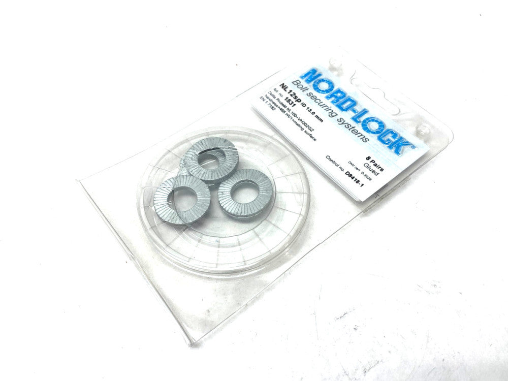 Nord Lock 1531 Wedge Lock Washer NL12sp ID 13.0mm PKG OF 8 PAIRS