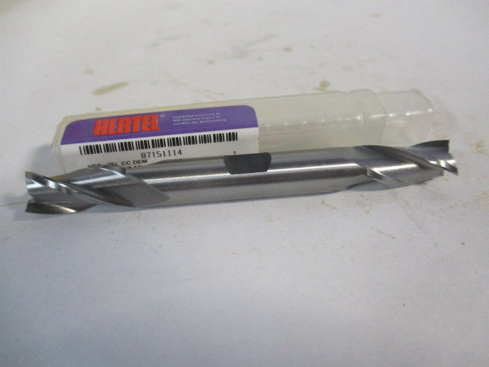 (E1052024) 3/8" x 3/4" x 3/8" x 3-1/2" OAL 3 Flute HSS Square End Mill 