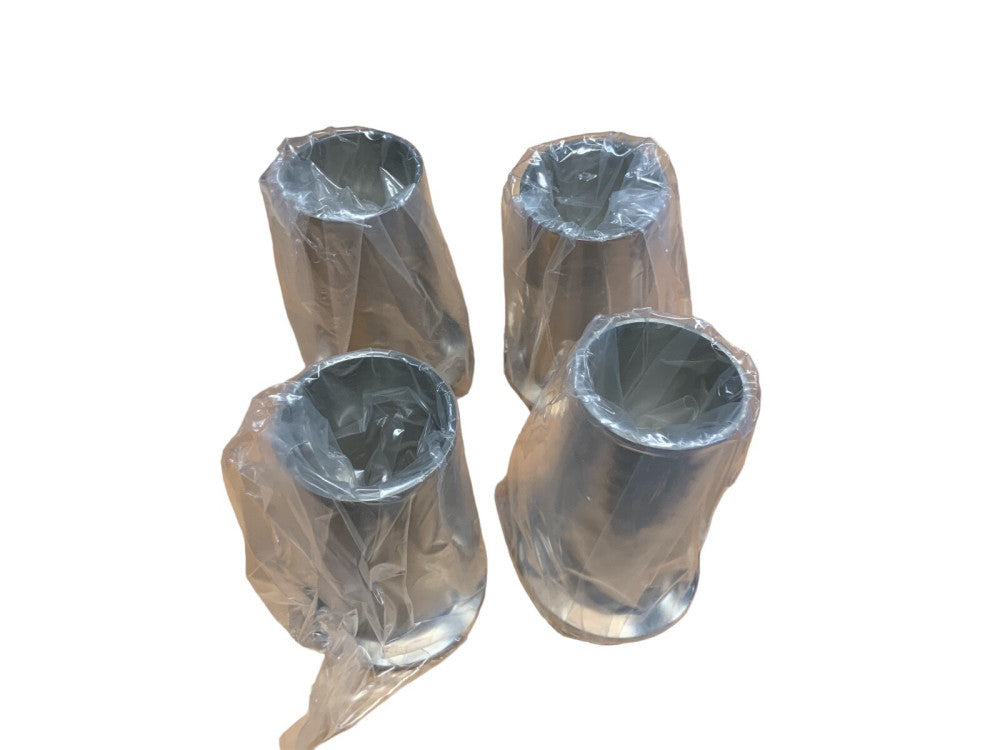 4 Dixon 14WLMP-G150 SS 304 Light Duty Ferrule Weld Clamp, 1-1/2" TubeOD 3"Length