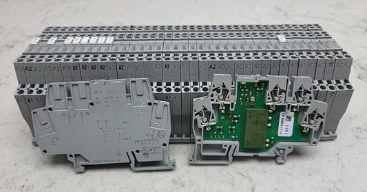 39 Pack Wago 859-354 Gray Relay Module 24V AC/DC In 250Vac Out 5A Terminal Block