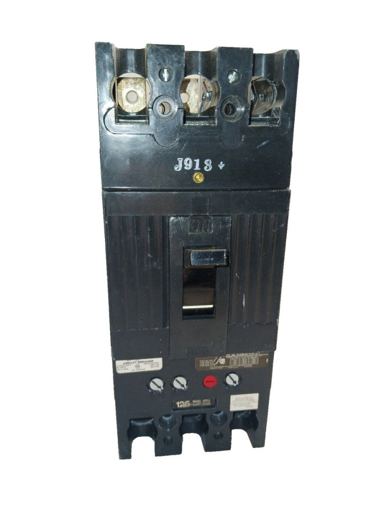 GE GENERAL ELECTRIC TFJ236125 125 AMP CIRCUIT BREAKER 3 POLE 600 VAC
