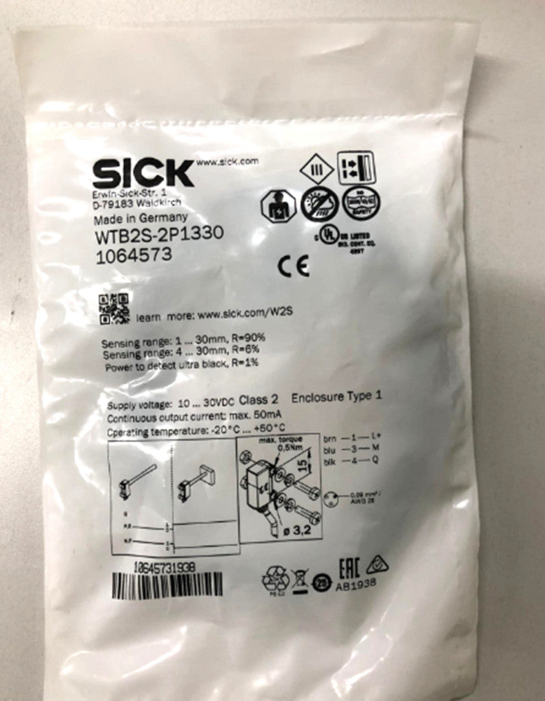 One Brand New SICK WTB2S-2P1330 1064573 Photoelectric Sensors