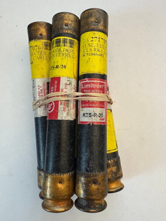 5 - Bussmann Limitron KTS-R-20 Fast Acting Fuse 20 Amp Electrical Part