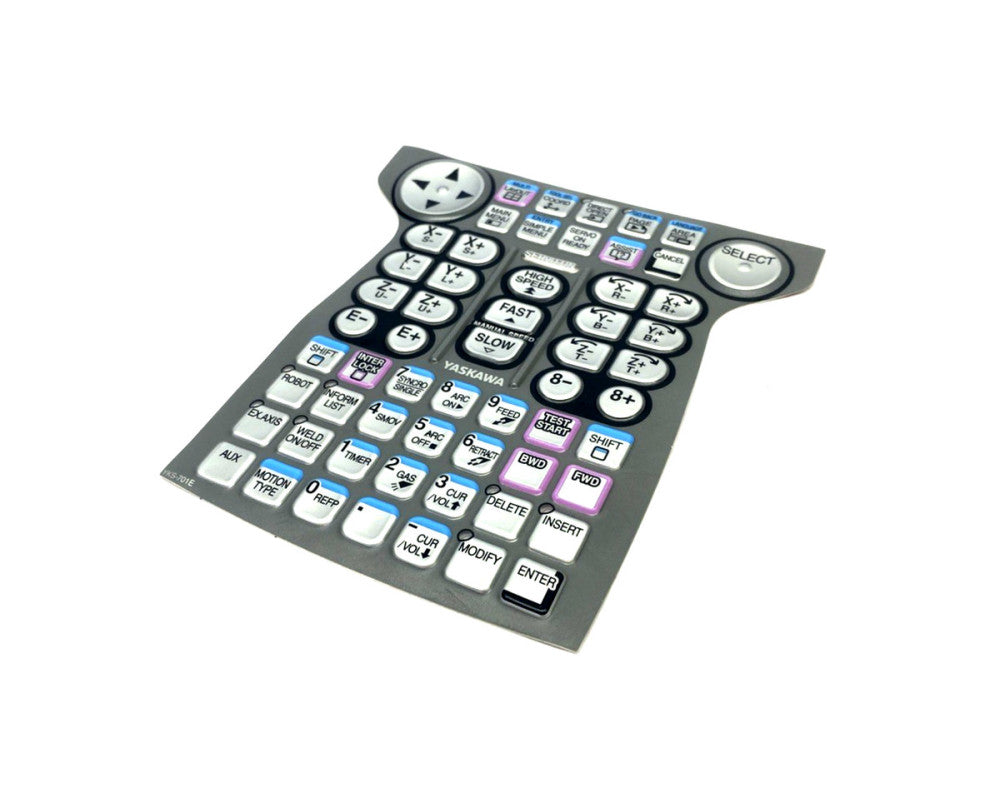 Yaskawa 168665-2 Panel Overlay/Keyboard Membrane, Arc Welding, DX200 YKS-701E