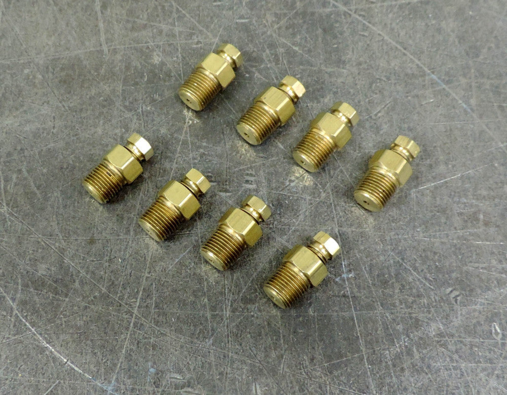 Lincoln 66415 Male Tube Connector Lot of (8) Eight