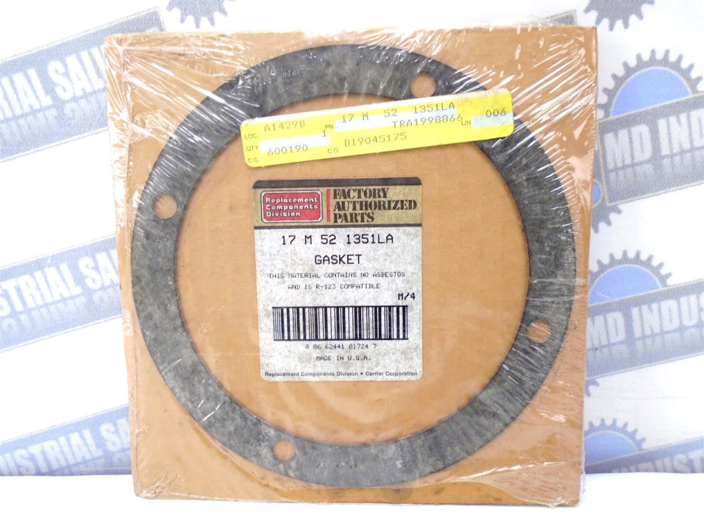 CARRIER - 17M-52-1351LA - 17M CENTRIFUGAL CHILLER GASKET - (NEW OLD STOCK)