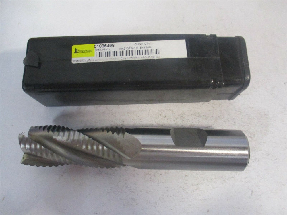 (723-5770) 3/4" x 1-5/8" x 3/4" x 3-7/8" OAL 4Fl Cobalt Roughing Square End Mill