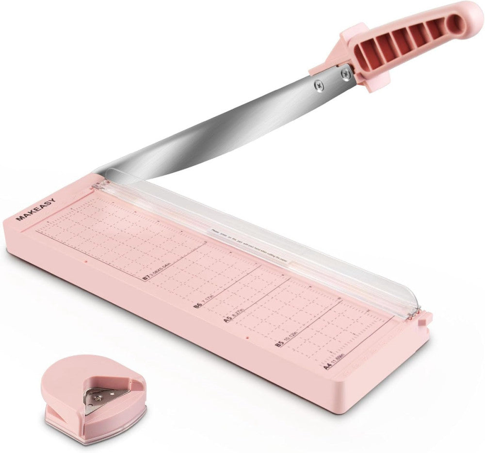 Paper Cutter 12 Inch, Guillotine Paper Cutter with 8 Sheet Capacity, Heavy Duty