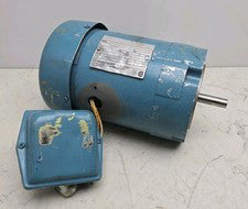 Electra-Gear 1/2 Hp 3Ph Inverter Duty Motor 55-75hz Tefc 1725 Rpm 480V 1.1A Used