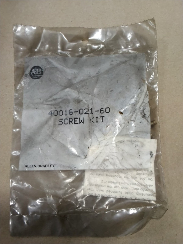  ALLEN BRADLEY 40016 021 60 SCREW KIT F126