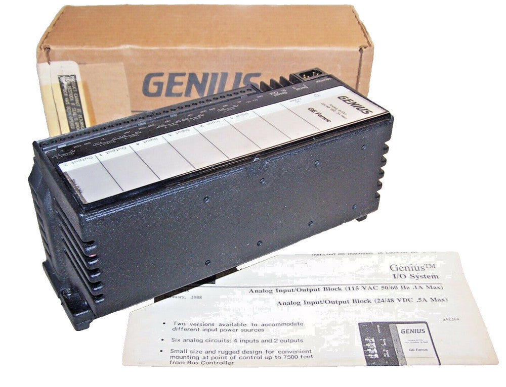 NEW GE FANUC ANALOG DC MODULE 4I/20  IC660TSA020A