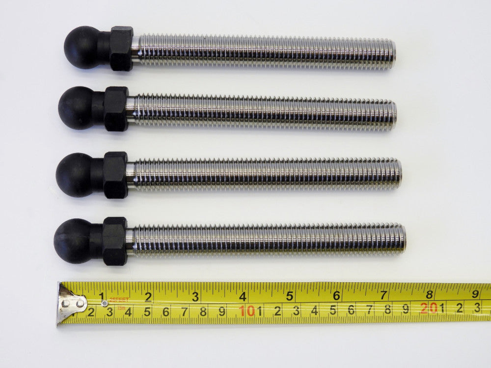 Lot of 4 Rexnord 10030149 Adjuster Leveler ST S25 3/4-10x7.48" Stainless Steel