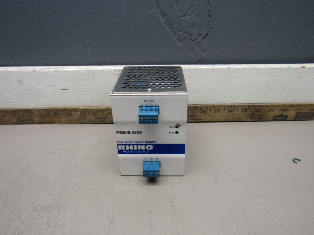 AUTOMATION DIRECT PSB48-240S POWER SUPPLY 100/240VAC3.5A INPUT, 48VDC 5A OUTPUT!